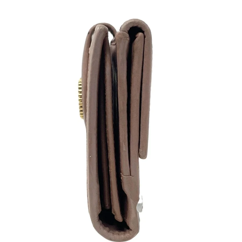 Gucci Wallet Long Continental Bifold Card Pink Leather GG Monogram Guccissima - Picture 4 of 9